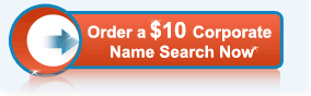 Incorporation Services is your company name available?